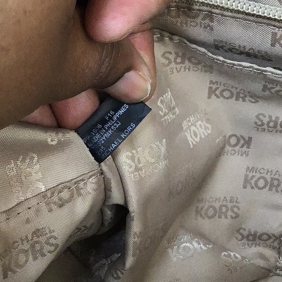 Michael Kors Signature Jacquard Satchel Bag - Picture 9 of 11